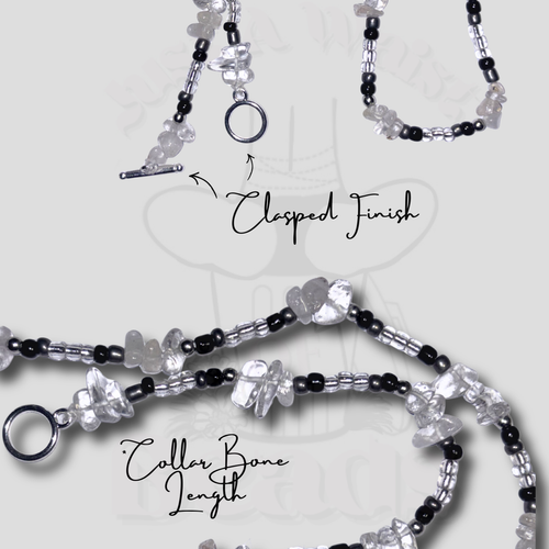 Clear Obsidian Necklace