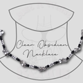 Clear Obsidian Necklace